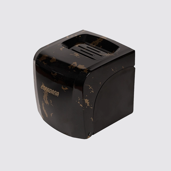 بنتی ماربل مشکی طلایی|جا دستمال رولی